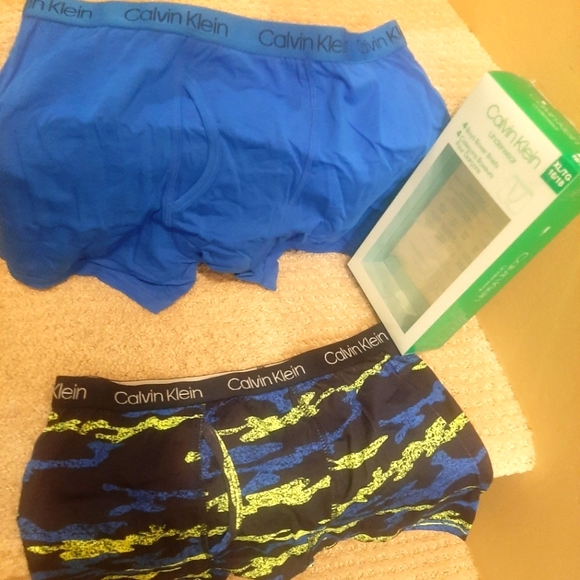 Calvin klein Boys cotton Boxer Briefs underwear 2 PC New - Picture 3 of 3